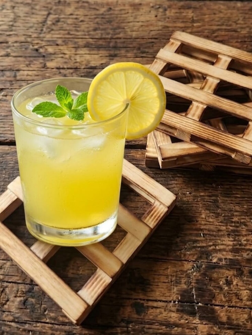 Mini Wooden Pallet Coasters Set